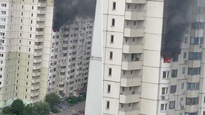 Опубликовано первое видео из квартиры в Красногорске, где взорвался дезодорант